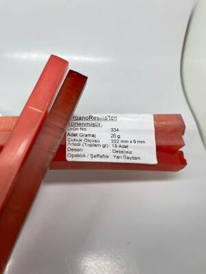 334 Çubuk Sıkma Kehribar - Adedi 28 gramdır. Adetle satılır. - 3