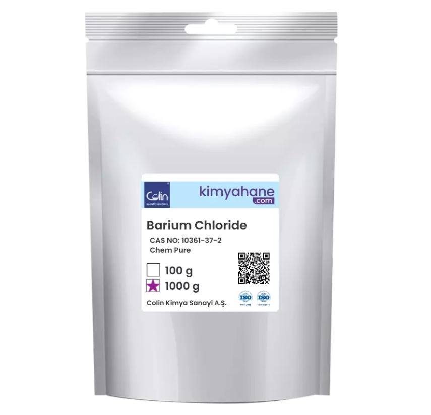 Baryum Klorür – BaCl₂ (CAS 10361-37-2) – 1 Kg - 1