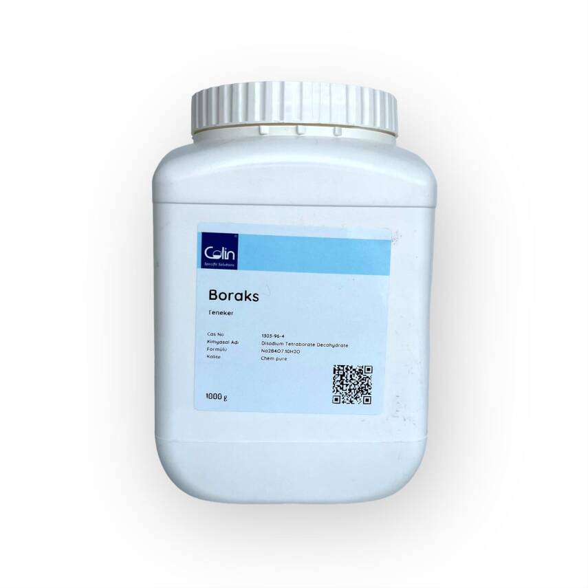 Boraks (Sodyum Tetraborat Dekahidrat) – Na₂B₄O₇·10H₂O - 1