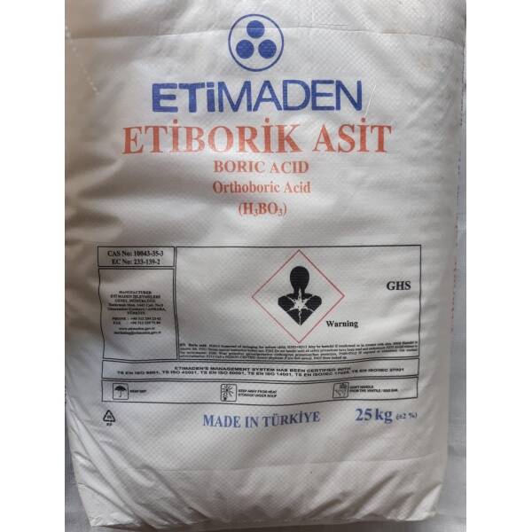 Borik Asit (H₃BO₃) – 25 kg - 1