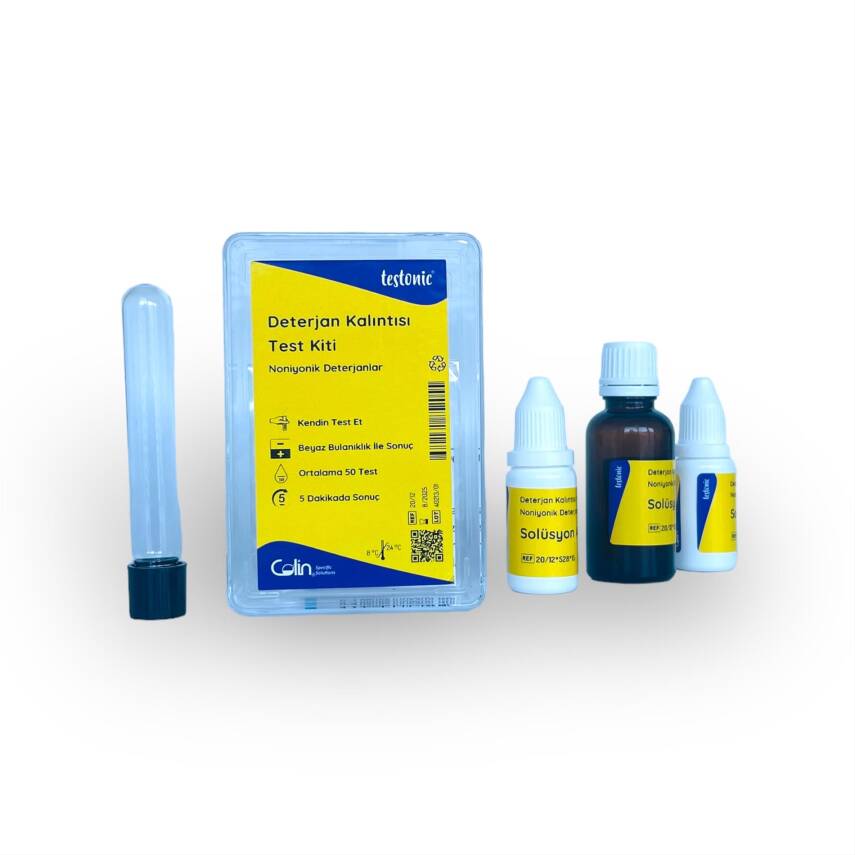 Deterjan Kalıntısı Test Kiti - Noniyonik Deterjanlar - 1
