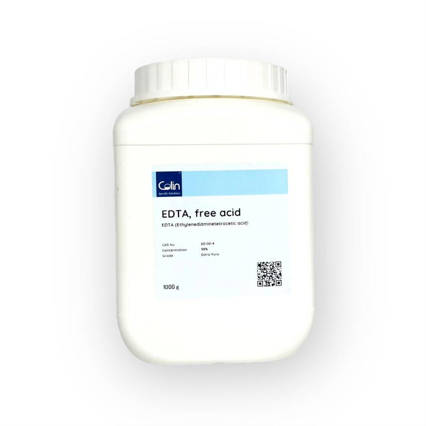 Etilendiamintetraasetik Asit (EDTA) – C₁₀H₁₆N₂O₈ – CAS 60-00-4 - 1