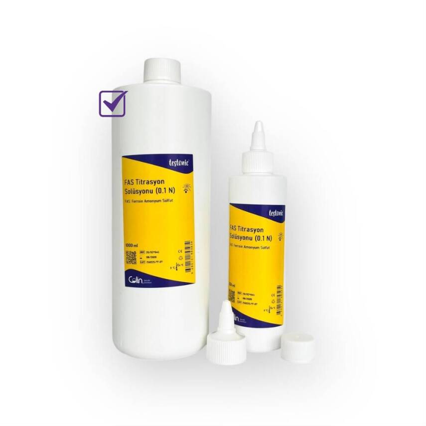 FAS - Ferroin Amonyum Sülfat Titrasyon Solüsyonu (0.1 N) - 1 Litre - 1
