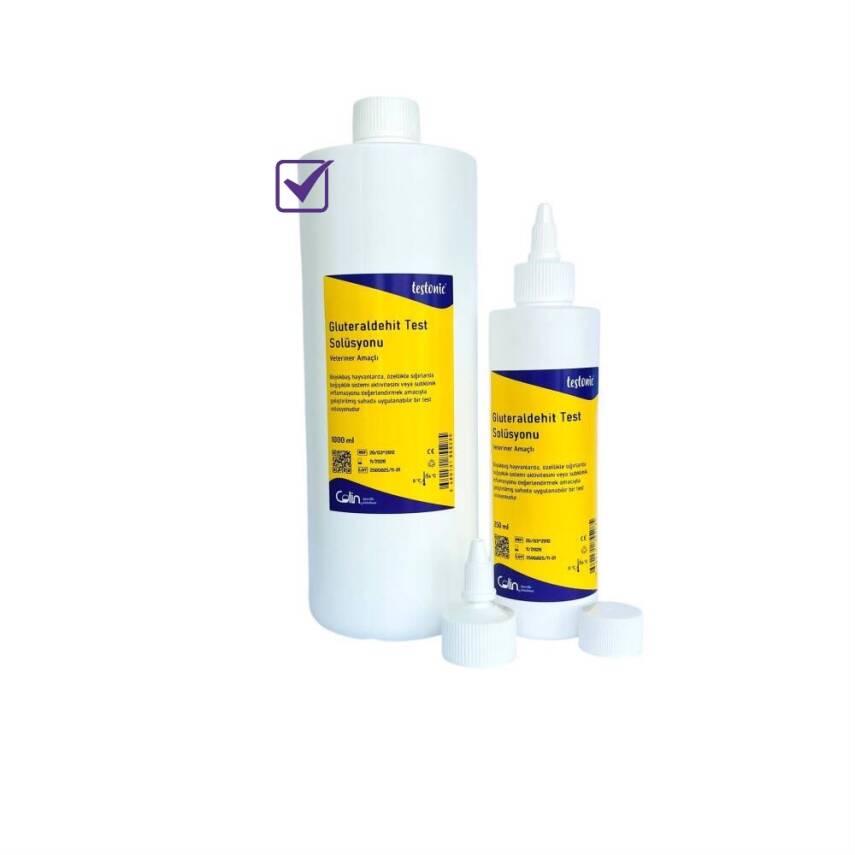Gluteraldehit Test Solüsyonu– (Veteriner Amaçlı) - 1 Litre - 1