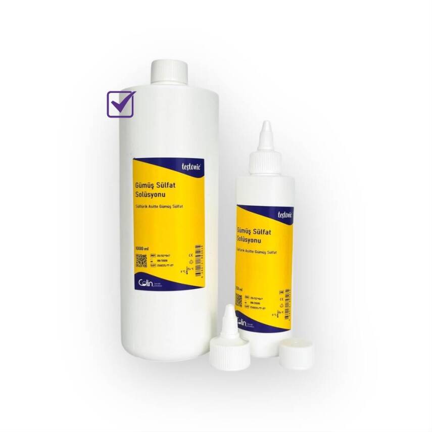 Gümüş Sülfat (Sülfürik Asit) Solüsyonu - 1 Litre - 1