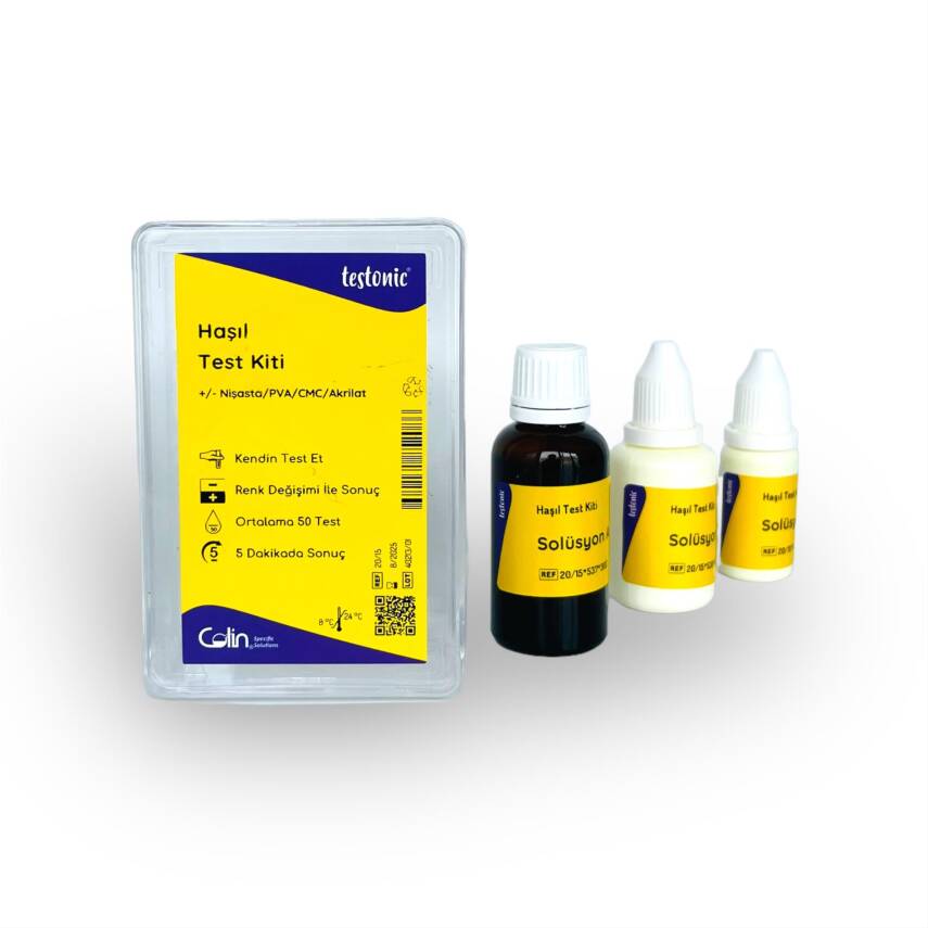 Haşıl Test Kiti (Nişasta/PVA/PVAc/CMC/Akrilat) - 1
