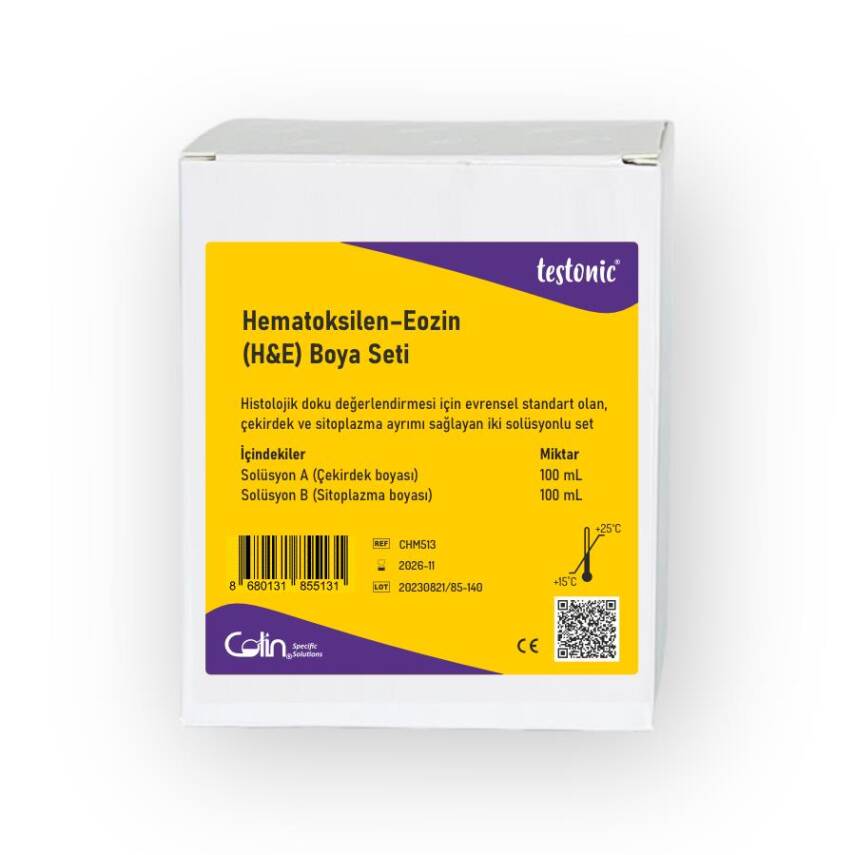 Hematoksilen–Eozin (H&E) Boya Seti - 1