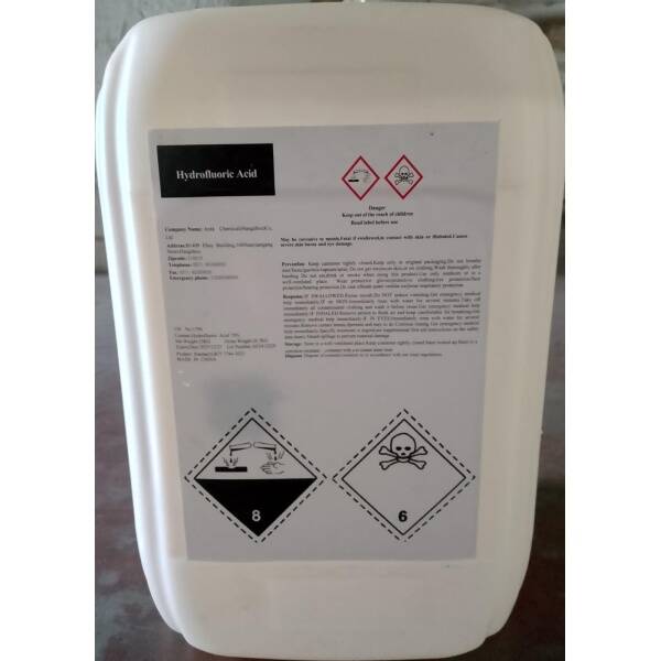 Hidroflorik Asit (HF) – Çin – 25 kg - 1