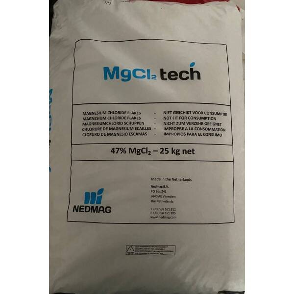 Magnezyum Klorür – MgCl₂ – Kristal Form – 25 kg - 1