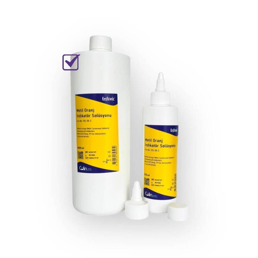 Metil Oranj İndikatör Solüsyonu - 1000 ml - 1
