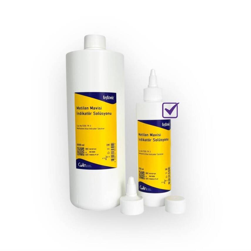 Metilen Mavisi Boyası Çözeltisi - Mikroskobik Kullanıma Özel - 250 ml - 1