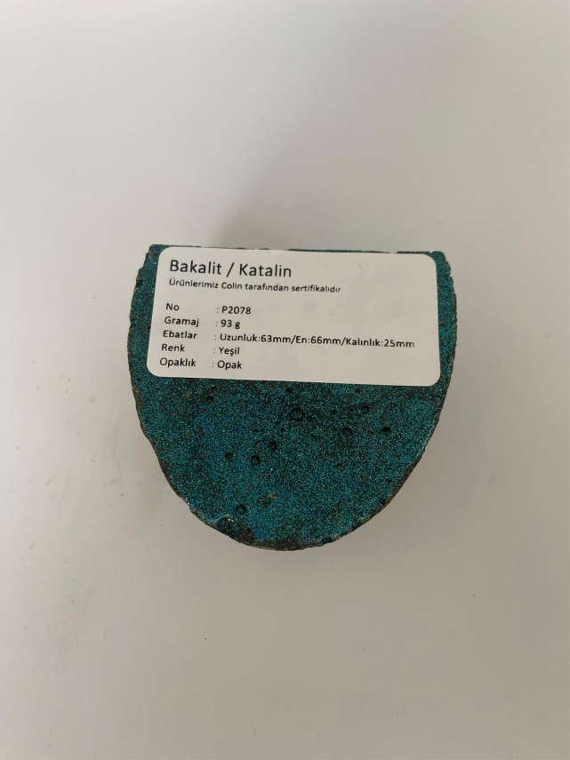 P2078 Bakalit Ürün Simli (Sıkma Kehribar) - 92 g - 3