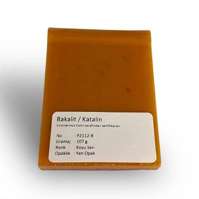 P2112-B Bakalit Ürün (Sıkma Kehribar) - 107 gr - 1