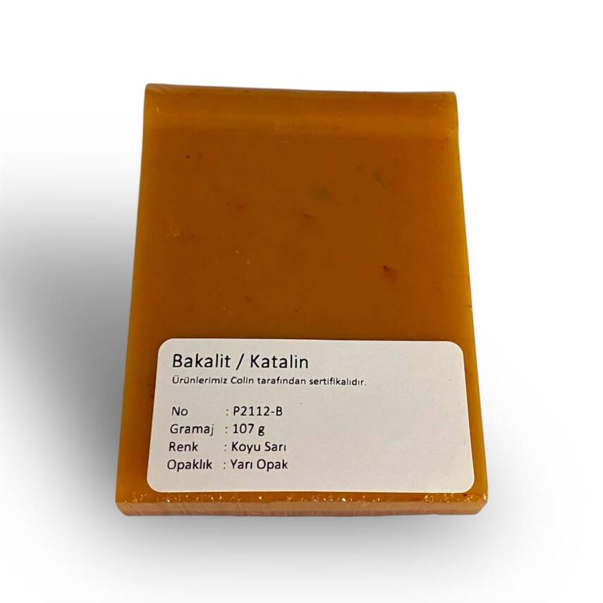P2112-B Bakalit Ürün (Sıkma Kehribar) - 107 gr - 1