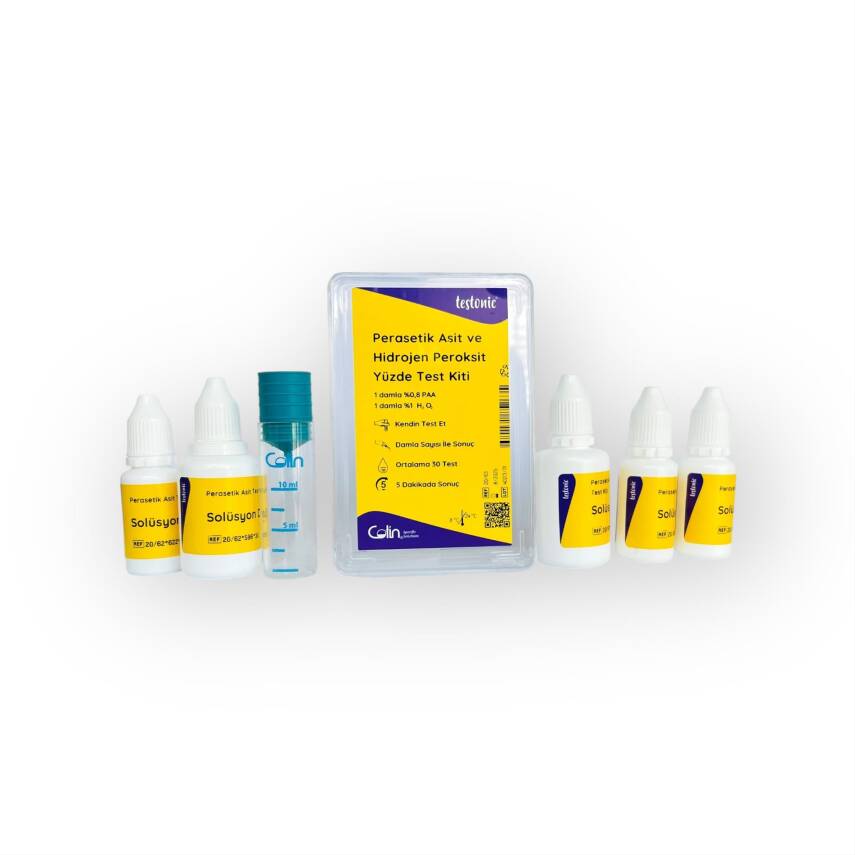 Perasetik ve Hidrojen Peroksit Yüzde Test Kiti - 1