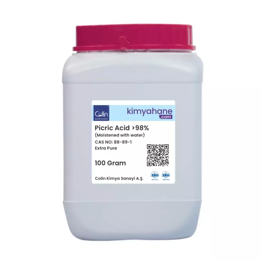 Picric Acid - Moistened with Water - 100 Gram - 1