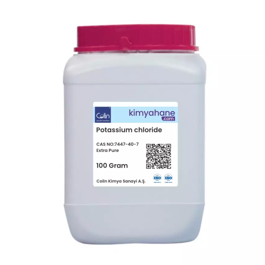 Potassium chloride - ExtraPure Cas No: 7447-40-7 - 100Gram - 1