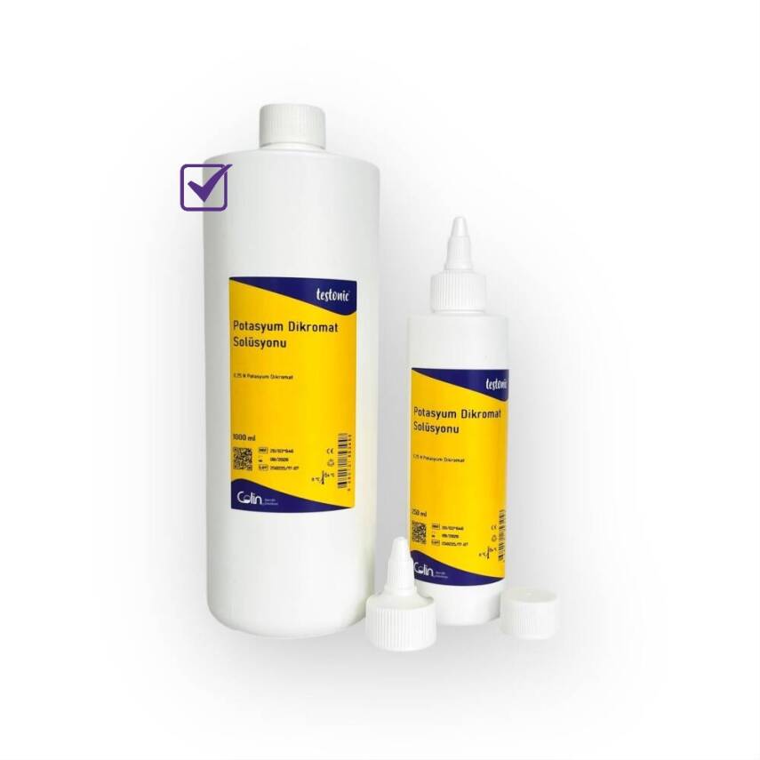 Potasyum Dikromat Solüsyonu (0.25N) - 1 Litre - 1