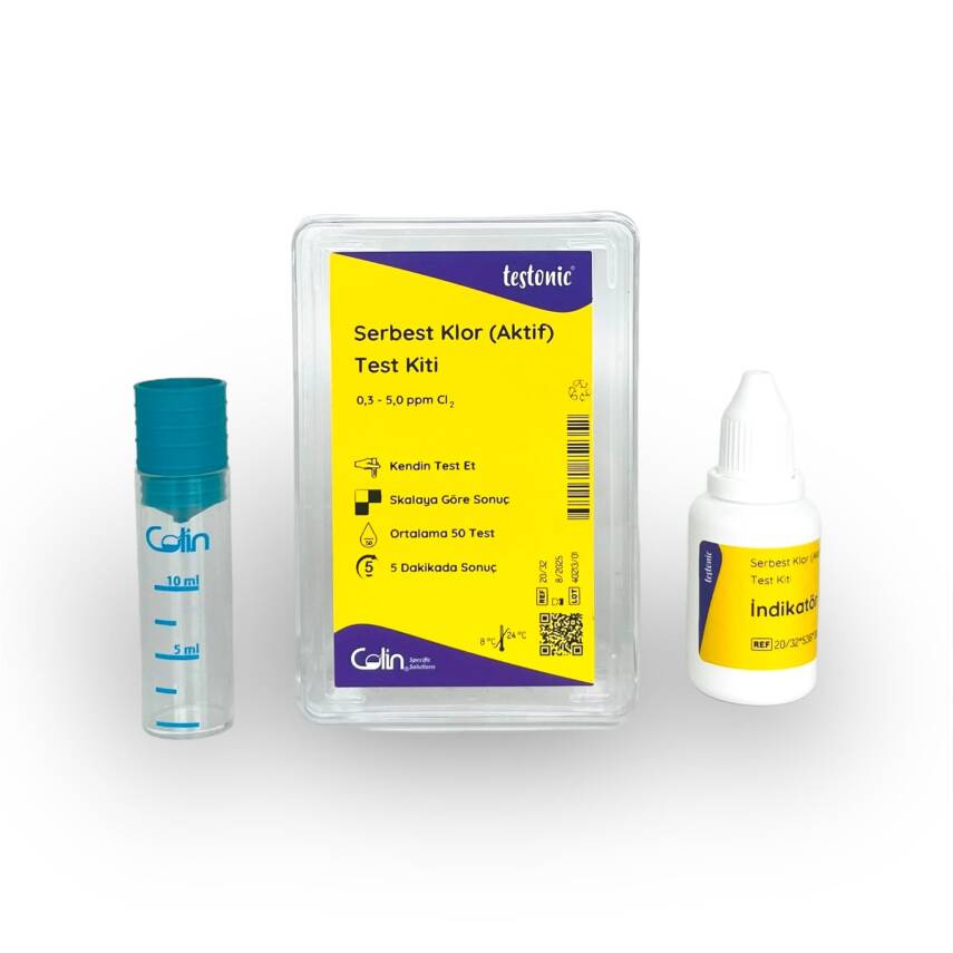 Serbest (Aktif) Klor Test Kiti - 10 Adet - 1