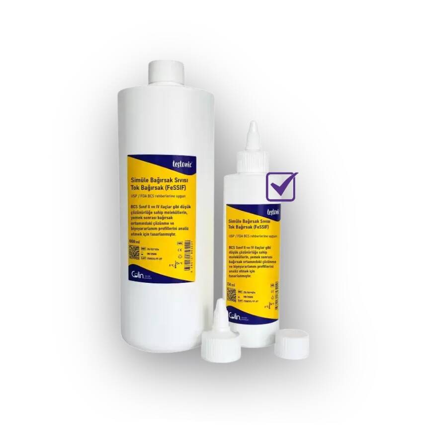 Simüle Bağırsak Sıvısı – Tok Bağırsak (FeSSIF) - 250 ml - 1