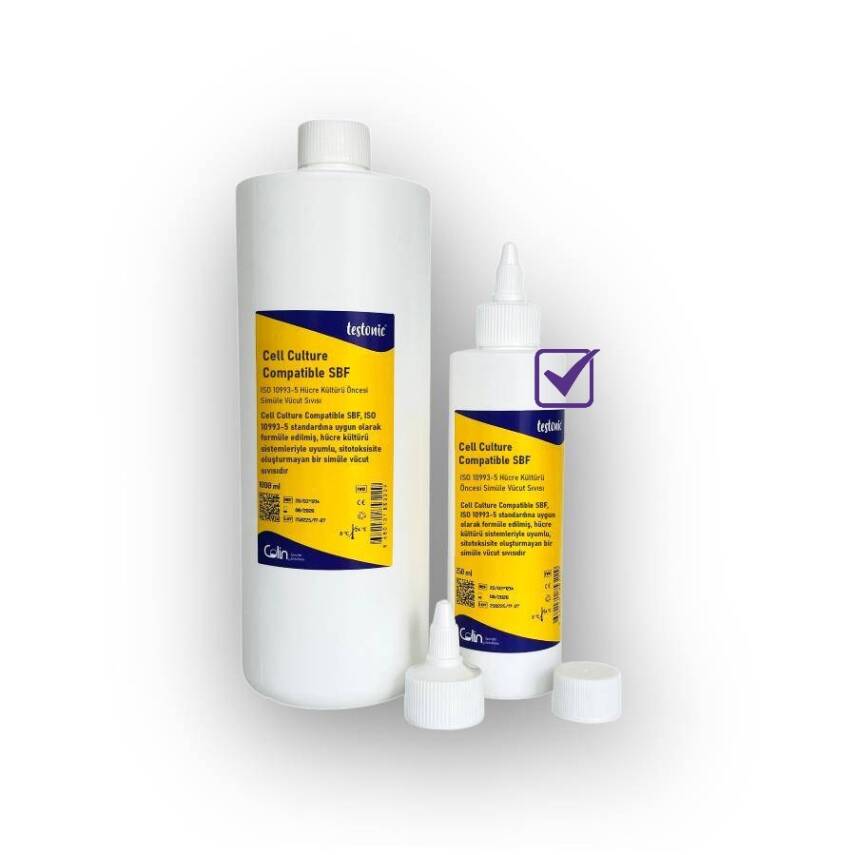 Simüle Vücut Sıvısı (SBF – Simulated Body Fluid)- Hücre Kültürü Uyumlu - 250 Gram - 1