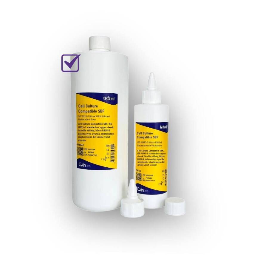 Simüle Vücut Sıvısı (SBF – Simulated Body Fluid)- Hücre Kültürü Uyumlu - 250 Gram - 2