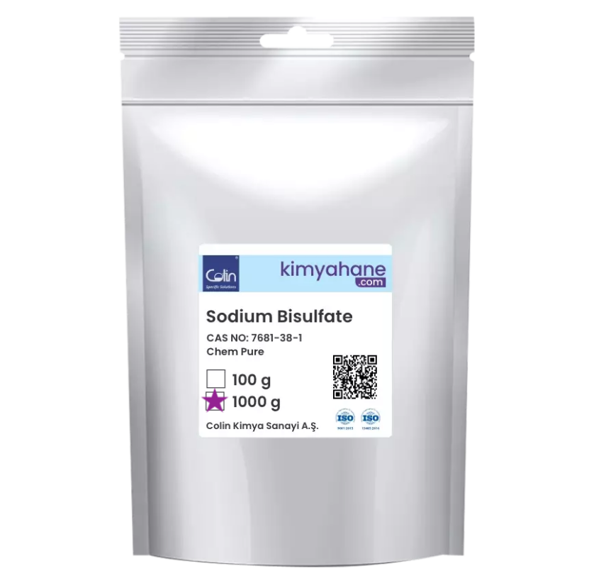 Sodyum Bisülfat (A Kalite) – NaHSO₄ (CAS 7681-38-1) - 1 Kg - 1