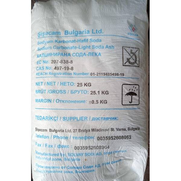 Sodyum Karbonat Hafif – Na₂CO₃ – 25 kg - 1
