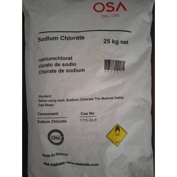Sodyum Klorat (NaClO₃) – Finlandiya – 25 Kg - 1