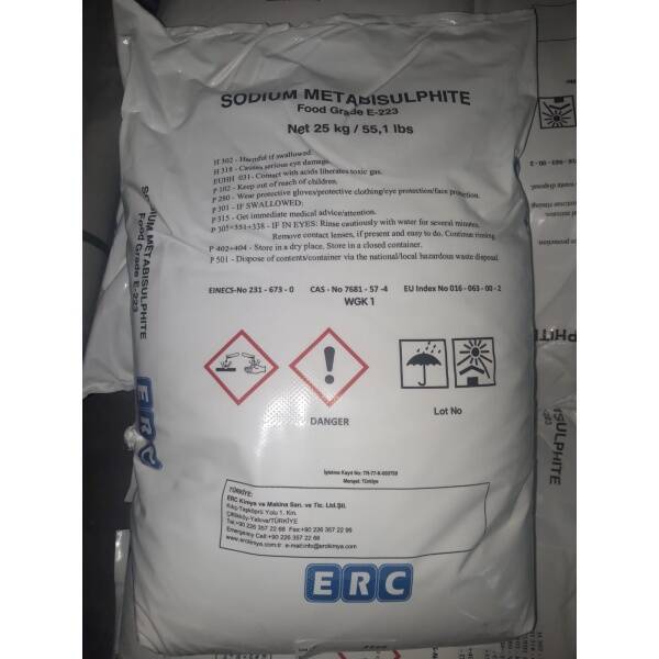 Sodyum Metabisülfit – Na₂S₂O₅ – 25 kg - 1