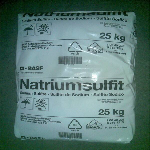 Sodyum Sülfit – Na₂SO₃ – 25 kg – BASF - 1