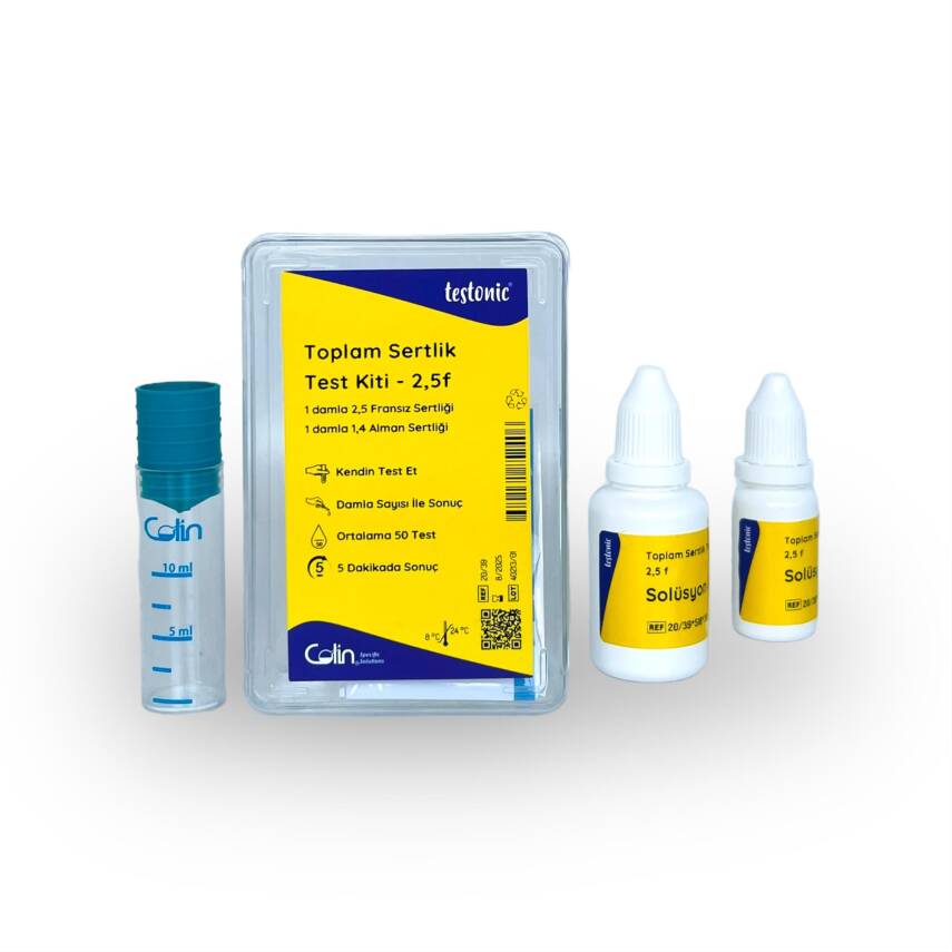 Toplam Sertlik Test Kiti 2,5 f - 1