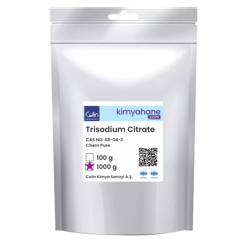 Trisodyum Sitrat (Na₃C₆H₅O₇) – Teknik Kalite — 1Kg - 1
