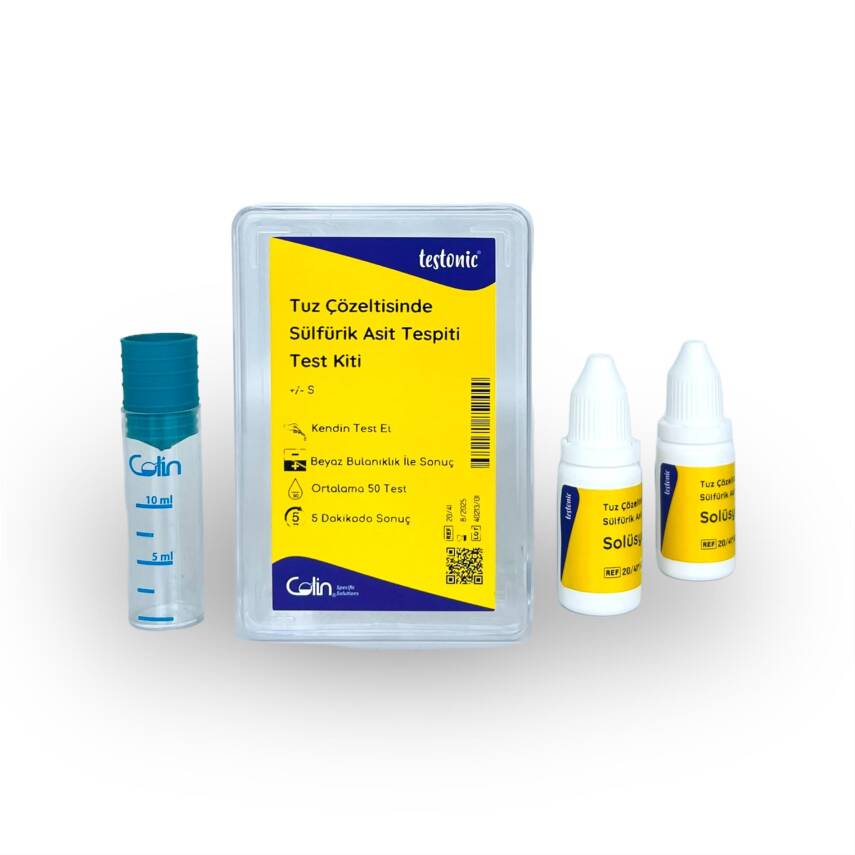 Tuz Çözeltisinde Sülfürik Asit Test Kiti - 1