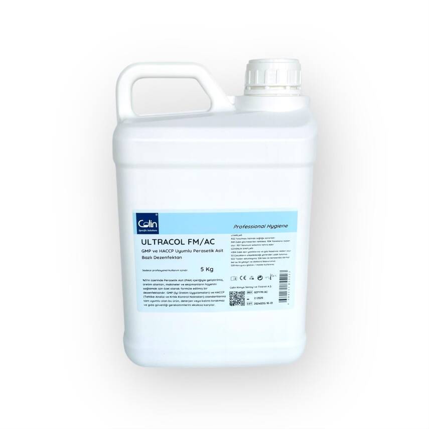 ULTRACOL FM/AC - GMP ve HACCP Uyumlu Perasetik Asit Bazlı Dezenfektan - 1