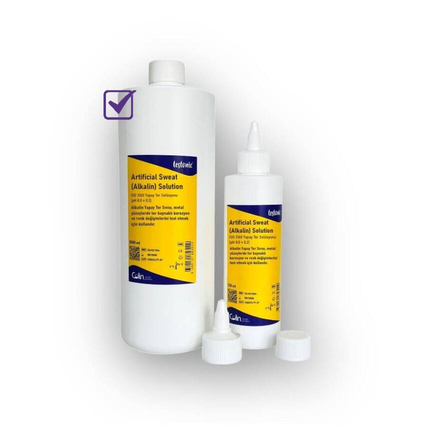 Yapay Ter (Artificial Sweat) Solüsyonu - Alkali Versiyonu - 1 Litre - 1